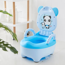 Load image into Gallery viewer, Baby Pot Children Training Potty Toilet Seat Kids Cartoon Panda Toilet Trainer Portable Travel Urinal Comfortable Backrest Pots
