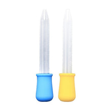 Load image into Gallery viewer, 3pcs Silicone Pipette Liquid Food Dropper Plastic Baby Feeding Medicine Dropper Spoon Burette Infant Utensils