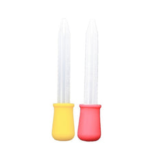 Load image into Gallery viewer, 3pcs Silicone Pipette Liquid Food Dropper Plastic Baby Feeding Medicine Dropper Spoon Burette Infant Utensils