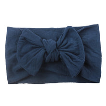 Load image into Gallery viewer, Newborn Baby Headband Headwear Turban Knotted bow Baby Hair Accessories Hair Bands for Baby Girls Toddler Elastic Head Bandages