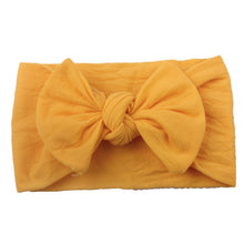Load image into Gallery viewer, Newborn Baby Headband Headwear Turban Knotted bow Baby Hair Accessories Hair Bands for Baby Girls Toddler Elastic Head Bandages