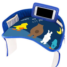 Load image into Gallery viewer, Multifunctional Cartoon Car Safety Seat Tray Waterproof Stroller Holder Kids Toy Food Drink Table Portable Car Baby Seat Table
