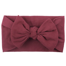 Load image into Gallery viewer, Newborn Baby Headband Headwear Turban Knotted bow Baby Hair Accessories Hair Bands for Baby Girls Toddler Elastic Head Bandages
