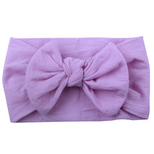 Load image into Gallery viewer, Newborn Baby Headband Headwear Turban Knotted bow Baby Hair Accessories Hair Bands for Baby Girls Toddler Elastic Head Bandages
