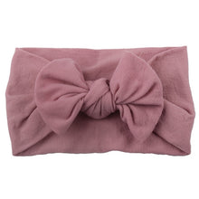 Load image into Gallery viewer, Newborn Baby Headband Headwear Turban Knotted bow Baby Hair Accessories Hair Bands for Baby Girls Toddler Elastic Head Bandages
